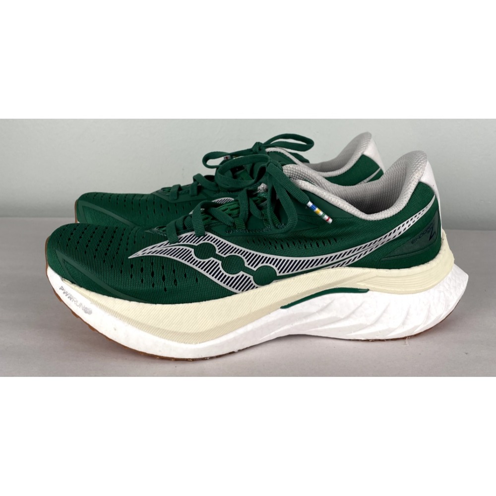Saucony Shoes Mens 8 Womens 9.5 Green Endorphin Speed Speedroll Running Workout